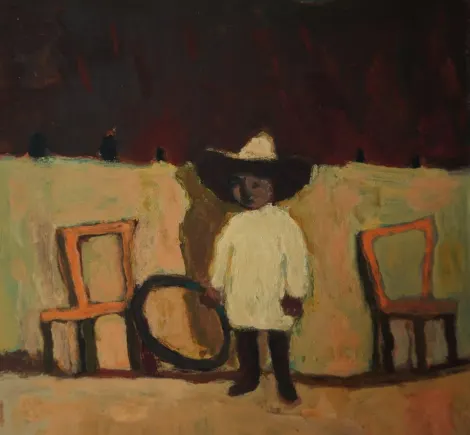 Boy with a Hoop